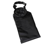FcQ394 Sac poubelle amovible à suspendre pour siège arrière avec ouverture élastique pour l'extérieur, les voyages, la maison (noir, 14 cm x 36 cm)