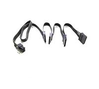 FCQLR pour Corsair RM1000X RM850X RM750X RM650X Power Supply 6p to 4 * SATA Câble