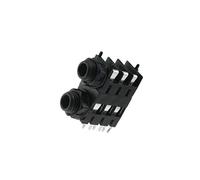 FCR1124 Socle Jack 6,35mm femelle stereo vissés THT étamé CLIFF