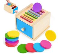FCSONU Jouet Bebe 1 an|Jeux Enfants 2 Ans, Montessori Jeux Bebe 1 an|Cadeau | Jeux Educatif 1 2 3 Ans Apprendre Les Couleurs, Jouet Enfant 2 Ans, Jeu 1 An|Cadeau Anniversaire Fille Garçon Cadeaux Noel