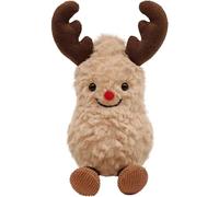 FCTREE Peluche mignonne en forme de cacahuètes de légumes de 17,8 cm, jouet vivace pour plantes, fruits, cadeau classique pour enfants, 17,8 cm