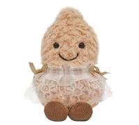 FCTREE Peluche mignonne en forme de cacahuètes, légumes vivants, jouet en peluche aux fruits, cadeau classique pour enfants, 17,8 cm