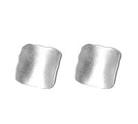 Fcuajdkq Femme Boucles d'oreilles Retro Alliage Simple Boucles d'Oreilles Geometrique Stud Femmes - argent