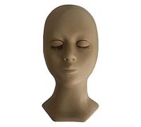 Fcuajdkq Fournitures D'Extension de Cils Mannequin pour Cils Ensemble Factice pour Extension de Cils Pratique Cils Mannequin TêTe Maquillage-C