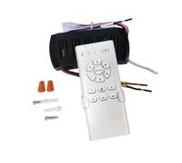 Fcuajdkq Kit de Télécommande Universelle pour Ventilateur de Plafond, 6 Vitesses, Facile à Utiliser, Compatible avec Hunter, et Autres, pour Maison, Restaurant, Bureau, Hôtel, Club, Garage