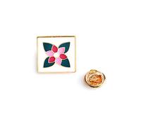 Fcuajdkq Vintage Fleur Tuiles Broche pour Femmes De Mode Sac Chemise Veste Collier Badge Broches Bouton Géométriques Style 2