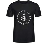 FCVesdxa44 Fgexyz Design Amnesty International Logo Men T-Shirt Black 3XL