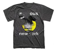 FCVesdxa44 gj Nervous Records York Vintage Stile T-Shirtcasa Musica Moda Black 3XL