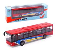 FCXVXCL Bus Jouet Puissance de Friction Voitures Jouets Enfant Mini Voitures À Modèle de Bus Jouets À Partir comme Enfant Cadeau D’Anniversaire Souvenir Typique ou Objet Collection Populaire Rouge