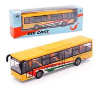 FCXVXCL Bus Jouet Puissance de Friction Voitures Jouets Enfant Mini Voitures À Modèle de Bus Jouets À Partir comme Enfant Cadeau D’Anniversaire Souvenir Typique ou Objet Collection Populaire Jaune
