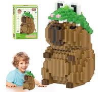 FCXVXCL Capybara Blocs de Construction, 1723 Pièces Mini Block Models Micro Briques, Mini Brique Figure Capybara, DIY Mini Blocs De Briques Jouet Set, pour Enfants Et Adultes Artisanat Fait Main