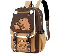 FCXVXCL Capybara Sac à Dos Garçon et Fille,Cartoon Sac à Dos Enfant,Loisir Étudiant Cartable Léger Sac Ecole Primaire Sacs D'école Outdoor Voyage École Scolaire Enfant