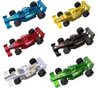 FCXVXCL F1 Voiture de Course 6 Pièces Voiture de F1 Modèle Formule 1 Formula Racing Jouets Alliage Diecast Voitures Collection Véhicule Cadeau pour Garçons et Filles