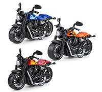 FCXVXCL Jouets de Motos en Alliage Moto Modèle Jouet Simulation Jouet Mini de Moto Les Garçons et Les Jeux Éducatifs pour Filles, Cadeau De FêTe d'anniversaire 3pcs