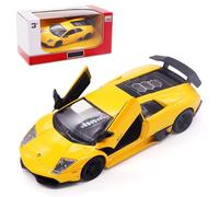 FCXVXCL Modèle de Voiture Lamborghini Coupé 1/36 Proportion Diecast Métal Jouet Imaginatif et Robuste Véhicule de Luxe À Collectionner Modèle Moulé sous Pression Précis Jaune