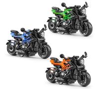 FCXVXCL Modèle Moto Lot de 3 Véhicules À Moteur Moto Modèle Réduit Voiture Jouet en Alliage Haute Simulation Objets De Collection Reproduction Cadeau De FêTe d'anniversaire