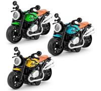 FCXVXCL Modèle Moto Véhicules À Moteur Moto Modèle 3PCS Puissance de Friction Jouet en Alliage Haute Simulation Objets De Collection Reproduction Cadeau De FêTe d'anniversaire