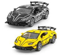 FCXVXCL Modèle Voiture 2 Pièces Auto Modèles Sport Diecast Modèle Jouet en Alliage Conception de Simulation avec Fonction de Tirage pour Collectionneurs Cadeau d'anniversaire