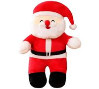 FCXVXCL Père Noël en Peluche,Poupée Décorative Mignon Père Noël en Peluches Jouet avec Costume Rouge et Bonnet Doux De Noël en Peluche Enfant Noël Cadeau Enfant