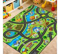 FCXVXCL Tapis de Jeu pour Enfants Tapis de Jeu antidérapant Lavable en Machine éducatif à Poils Courts pour Chambre d'enfant Décor de Salle de Jeux 60 x 90cm2