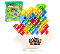 FCXVXCL Tetris Tower, Blocs de Construction Equilibre Tower, Jeux de Tetris Famille, Jeu d'Empilage Éducatif Interactifs, Éducatifs Cadeaux pour Jeux de Famille, Fêtes, Voyages
