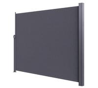 FCZVWPR Auvent Latéral Rétractable, Écran De Confidentialité Extérieur | Rideau De Séparation De Cour Coupe-vent, For Cour, Toits-terrasses Et Piscines(Dark Gray,2x6m/7x20ft)
