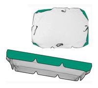 FCZVWPR Auvent Supérieur De Remplacement De Chaise À Bascule 2/3 Places, Auvent De Remplacement for Balançoire De Porche, Auvent en Tissu Imperméable, Adapté(Beige,164 * 114 * 15cm)