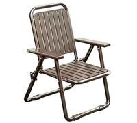 FCZVWPR Chaise Pliante Légère, Tabourets Pliants, Chaise D'événement Confortable, for Îlot De Cuisine, Réception d'entreprise, Restaurant Photo Principal, Bar, Café(Browns,33cm)