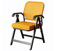 FCZVWPR Chaises De Salle À Manger Pliantes, Chaises Empilables, Tabouret De Comptoir De Cuisine, for Réception d'entreprise, Restaurant Principal, Bar, Café(Yellow)