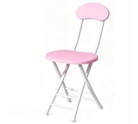 FCZVWPR Chaises De Salle À Manger Pliantes, Tabourets De Bar De Cuisine Modernes, Chaises De Jeux Vidéo, Empilables, Peu Encombrantes, for Mariage, Banquets(Pink)
