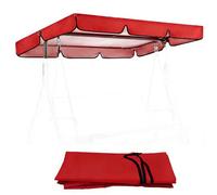 FCZVWPR Dessus De Remplacement D'auvent De Balançoire De Patio, Tissu D'ombrage De Balançoire De Banc, Housse De Remplacement D'auvent De Chaise À Bascule, Adapté(Deep Blue,190 * 132 * 15cm)