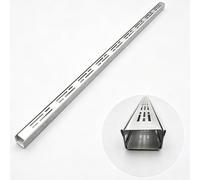 FCZVWPR Drain De Canal en Acier Inoxydable 304, Kits De Drainage De Tranchée en Béton Extérieur, avec Grille Amovible, for Terrasse De Ferme De Jardin De Cour(100x7x5cm/39.4x2.76x1.97in)