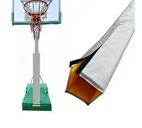 FCZVWPR H-6FT-4 X4, H-6FT-6 X6, H-6FT-9 X9, Rembourrage De Poteau De Cerceau De Basket-Ball, Coussin De Protection Universel, Enveloppe De Sécurité, for La Salle(Gray,H-4FT-4.5"X4.5")