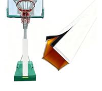 FCZVWPR H-6FT-4 X4, H-6FT-6 X6, H-6FT-9 X9, Rembourrage De Poteau De Cerceau De Basket-Ball, Coussin De Protection Universel, Enveloppe De Sécurité, for La Salle(White,H-4FT-12 X12)