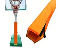 FCZVWPR H-6FT-4 X4, H-6FT-6 X6, H-6FT-9 X9, Rembourrage De Poteau De Cerceau De Basket-Ball, Coussin De Protection Universel, Enveloppe De Sécurité, for La Salle(Orange,H-5FT-10 X10)