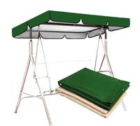 FCZVWPR Housse De Chaise À Bascule for Porche, Housse Supérieure Imperméable, Auvent Pivotant 2/3 Places, Housse De Remplacement for Chaise À Bascule De Jardin(Red,249 * 185 * 18cm)