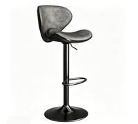 FCZVWPR Tabouret De Bar Pivotant Réglable, Chaise De Bureau Haute, Chaise D'événement Confortable, Tabouret De Bar Minimaliste, for Bar, Cuisine, Restaurant(Smoky Gray)