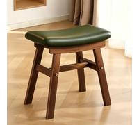 FCZVWPR Tabouret De Comptoir, Chaise D'appoint De Salle À Manger Rembourrée, Tabouret De Selle en Bois Massif, Chaise De Travail, Rembourré Confortable(Green)