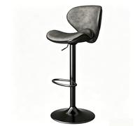 FCZVWPR Tabourets De Bar À Hauteur De Comptoir, Chaise De Bar Réglable Pivotante À 360 °, Chaise Latérale À Cadre en Métal, Tabouret De Pub À Base Ronde Robuste(Smoky Gray)