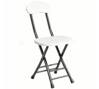 FCZVWPR Tabourets De Bar De Cuisine Modernes, Chaises Empilables, Chaises De Jeux Vidéo, Tabourets Pliants, for Mariage, Banquets, Célébrations, Salle À Manger, Bureau(White)