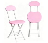 FCZVWPR Tabourets De Bar De Cuisine Modernes, Tabourets Pliants, Chaise D'invité De Bureau, for Îlot De Cuisine, Réception d'entreprise, Bar, Café, Vestiaire(Pink)