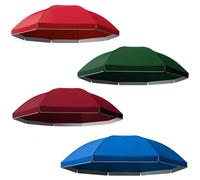 FCZVWPR Tissu De Remplacement for Parapluies, Couvre-Parapluie De Marché, Auvent Uniquement, À Deux Étages, for Jardin Extérieur, Patio, Camping, Pare-Soleil(Red,220cm)