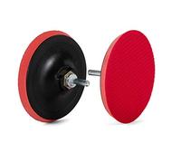 FD-Workstuff Disque Abrasif │ 1 pièce │ Ø 125 mm │ pour perceuses │ avec adaptateur M14 │ y compris mandrin │ Disque Adhésif │ Disque Abrasif en Papier │ Disque de Polissage │ by