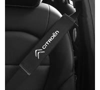 FDAFZCIOK 2 Pcs Voiture Protège Ceinture pour Citroen C5 II 2012-2017, Coussin de Ceinture de Sécurité Confortable pour Le Soutien des Épaules,Black