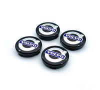 FDAFZCIOK 4 Pcs Cache Moyeu pour Volvo V90 2 (II) 235/236 I 2016-2024, Cache-moyeux de Roue Étanches et Résistants à l'usure Cache-moyeux Stables ABS Accessoires de Voiture 54mm,Black