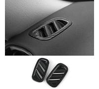 FDAIUN Autocollant pour BMW Mini Cooper F60 Countryman ABS - Colonne A - Tableau de bord - Grille d'aération - Accessoire de décoration intérieure (fibre de carbone, noir)