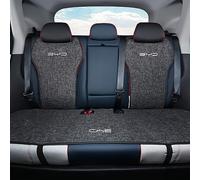 FDAIUN Housse de Siège Avant et Arrière de Voiture pour BYD Atto 3 Yuan Plus Tang Han Dolphin EV 2021-2024, Protection de Siège Glace Soie, Antidérapant, Bleu Marine