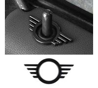 FDAIUN Huile alimentaire porte levage interrupteur bouton panneau cadre décoratif couvercle trim autocollant pour Mini Cooper F54 F55 F56 F57 F60 R55 R56 R57 R58 R59 Accessoires 1 pièce (noir)