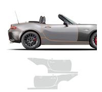 FDAIUN PPF Film de protection de peinture pour Mazda MX-5 2016-2023 Film de protection transparent en TPU pour coque de porte + bas latéral + arrière des accessoires de véhicule 8 pièces