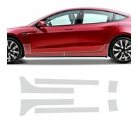FDAIUN PPF Film de protection de peinture pour Tesla Model 3 Highland 2024 2017-2023, en TPU PPF, accessoire transparent (seuils latéraux de portière)